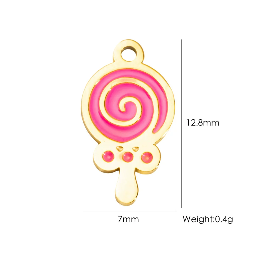 Wholesale Stainless Steel Fruit Food Style Dripping Oil Pendant Accessory - Image 15