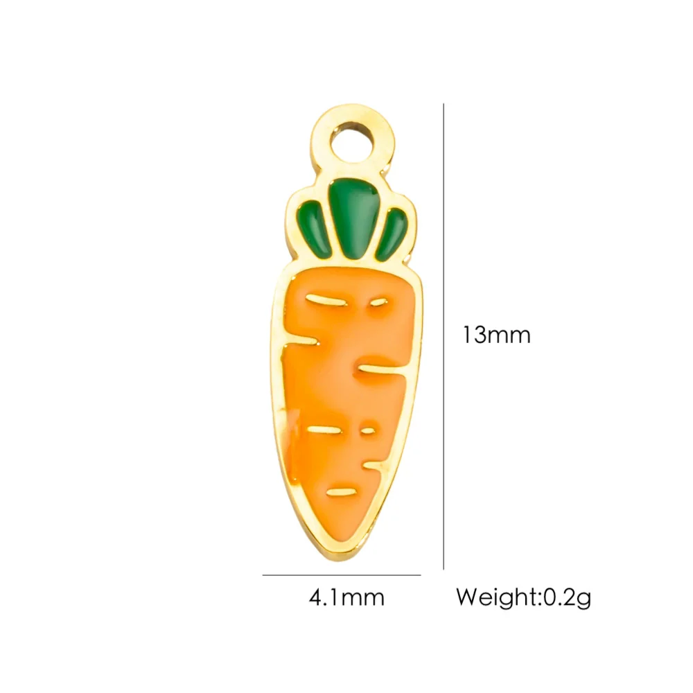 Wholesale Stainless Steel Fruit Food Style Dripping Oil Pendant Accessory - Image 19
