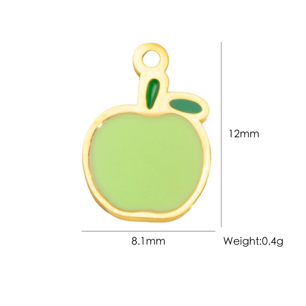 Wholesale Stainless Steel Fruit Food Style Dripping Oil Pendant Accessory - Image 21
