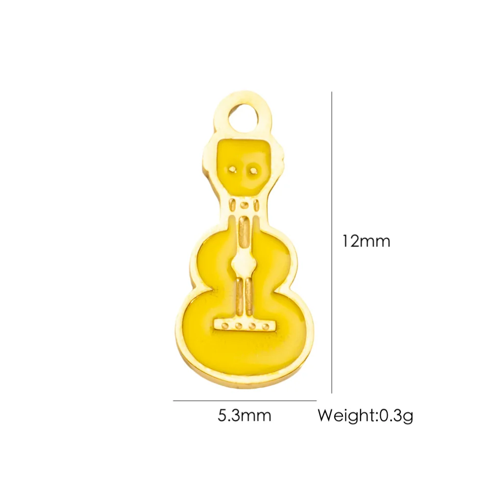 Wholesale Stainless Steel Fruit Food Style Dripping Oil Pendant Accessory - Image 5