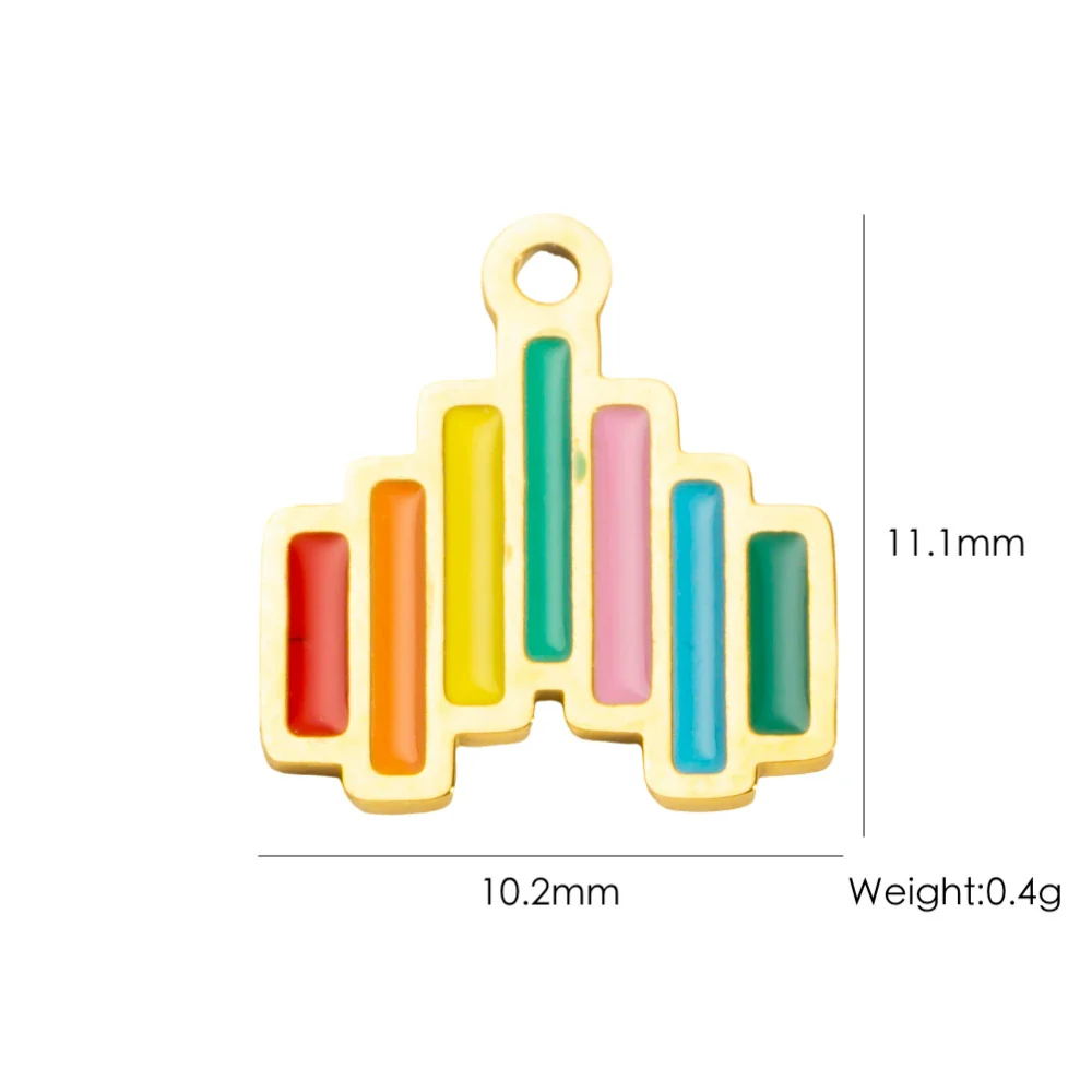 Wholesale Stainless Steel Fruit Food Style Dripping Oil Pendant Accessory - Image 56