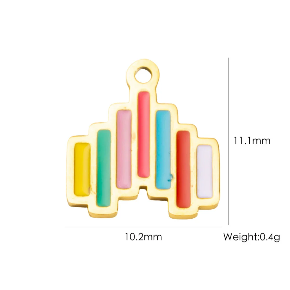 Wholesale Stainless Steel Fruit Food Style Dripping Oil Pendant Accessory - Image 57