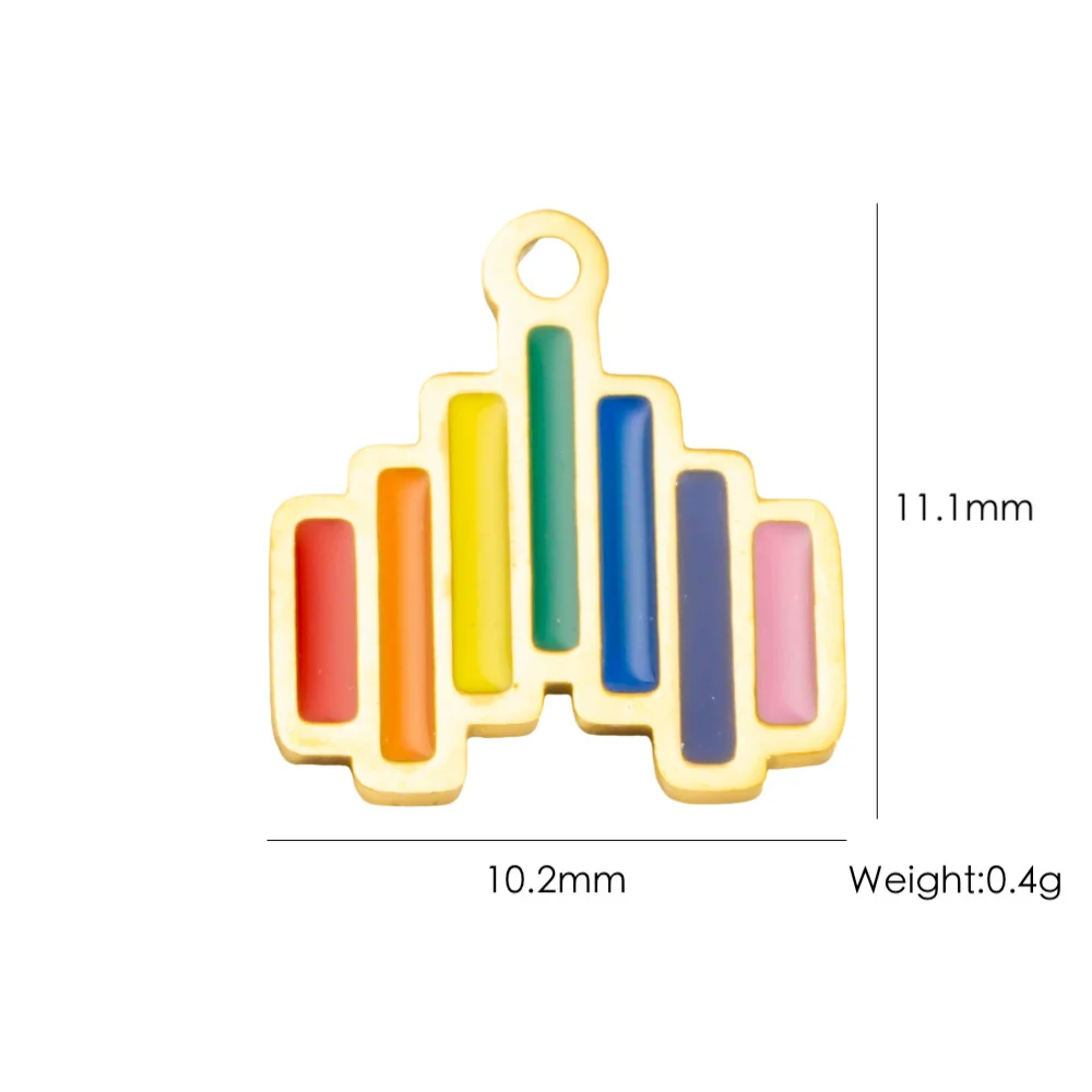 Wholesale Stainless Steel Fruit Food Style Dripping Oil Pendant Accessory - Image 58