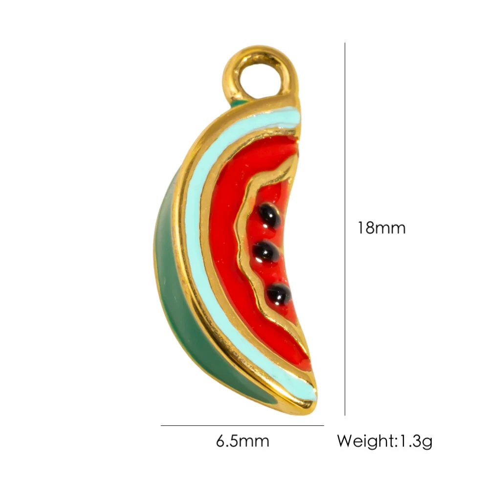 Wholesale Stainless Steel Fruit Food Style Dripping Oil Pendant Accessory - Image 61