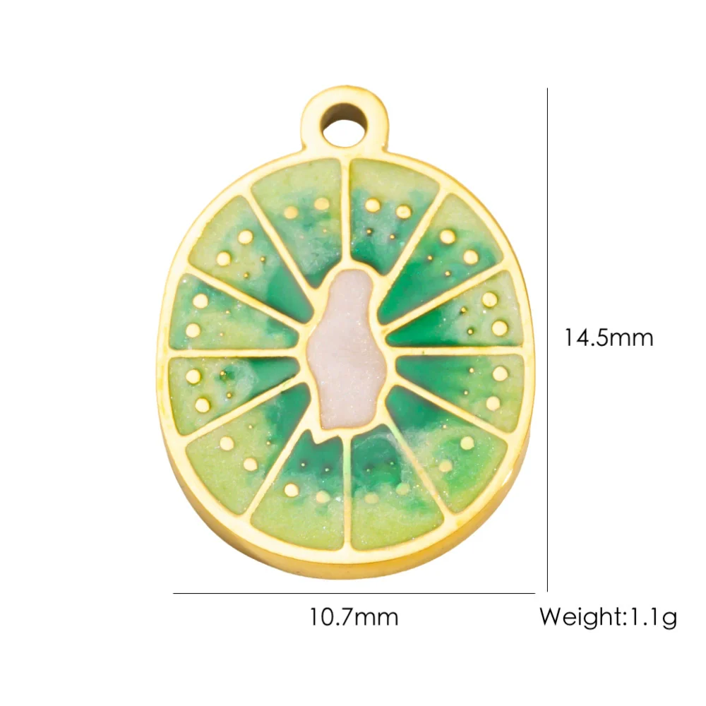 Wholesale Stainless Steel Fruit Food Style Dripping Oil Pendant Accessory - Image 63