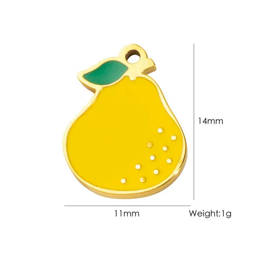 Wholesale Stainless Steel Fruit Food Style Dripping Oil Pendant Accessory - Image 64