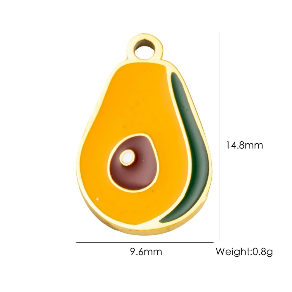 Wholesale Stainless Steel Fruit Food Style Dripping Oil Pendant Accessory - Image 66