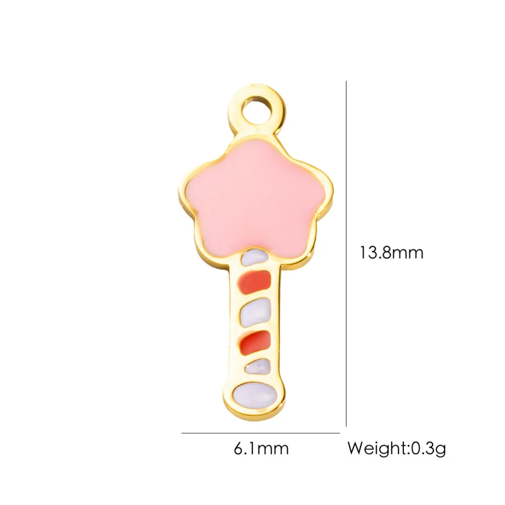 Wholesale Stainless Steel Fruit Food Style Dripping Oil Pendant Accessory - Image 7