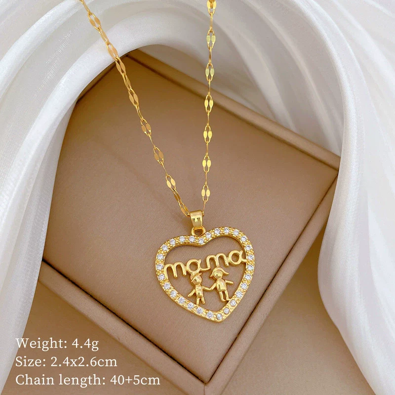 Wholesale Stainless Steel Geometric Pendant Necklace For Unisex With Copper Pendant - Image 6