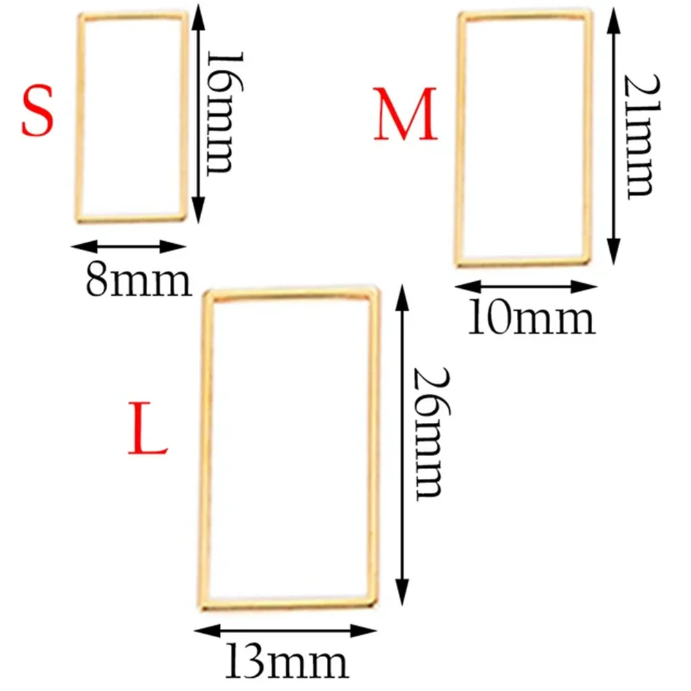 Wholesale Stainless Steel Handmade Geometric Triangle Fivepointed Star Square Earrings With Electroplating Treatment - Image 17