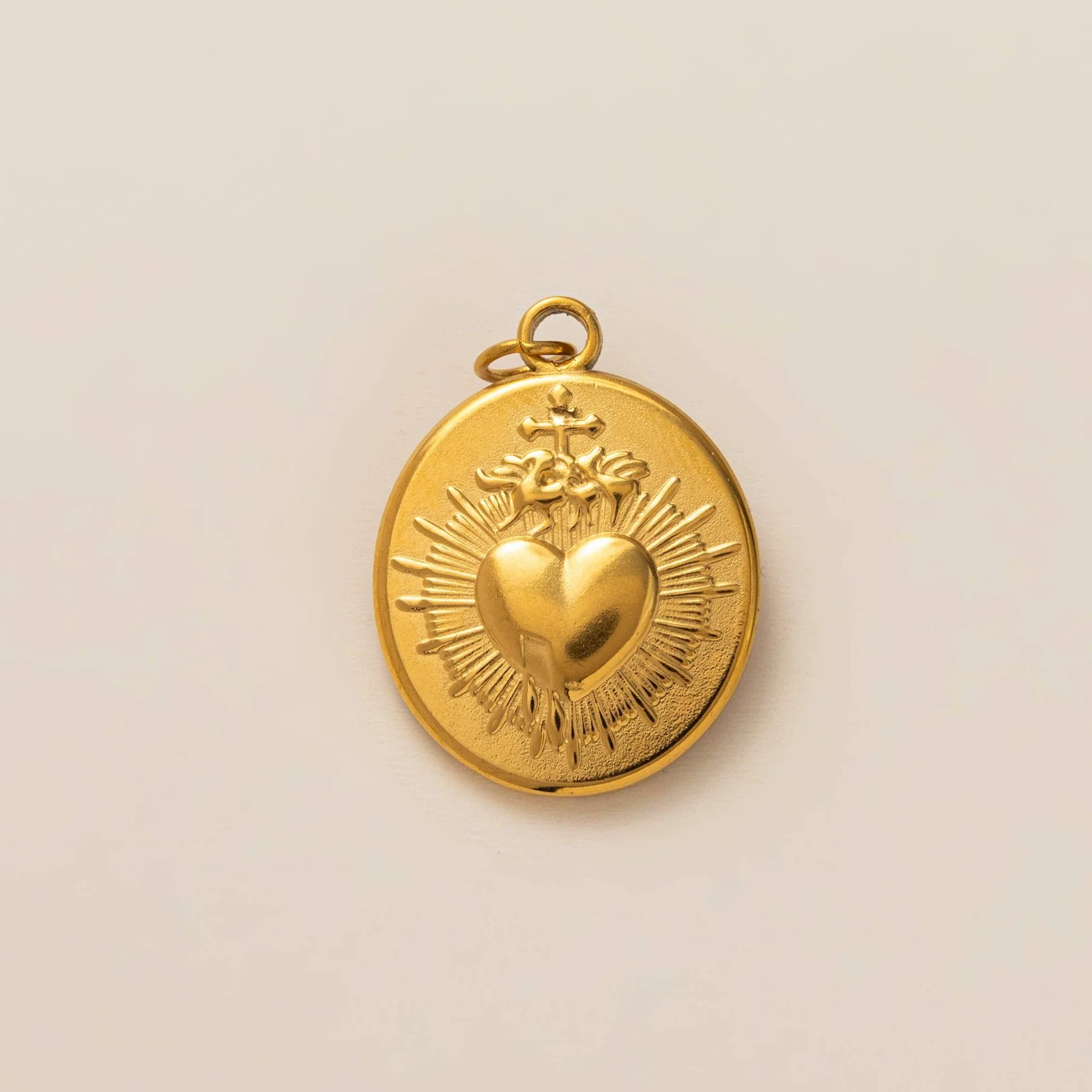 Wholesale Stainless Steel Heart Pendant Necklace With Mixed Gemstone Setting And Electroplating For Women - Image 58