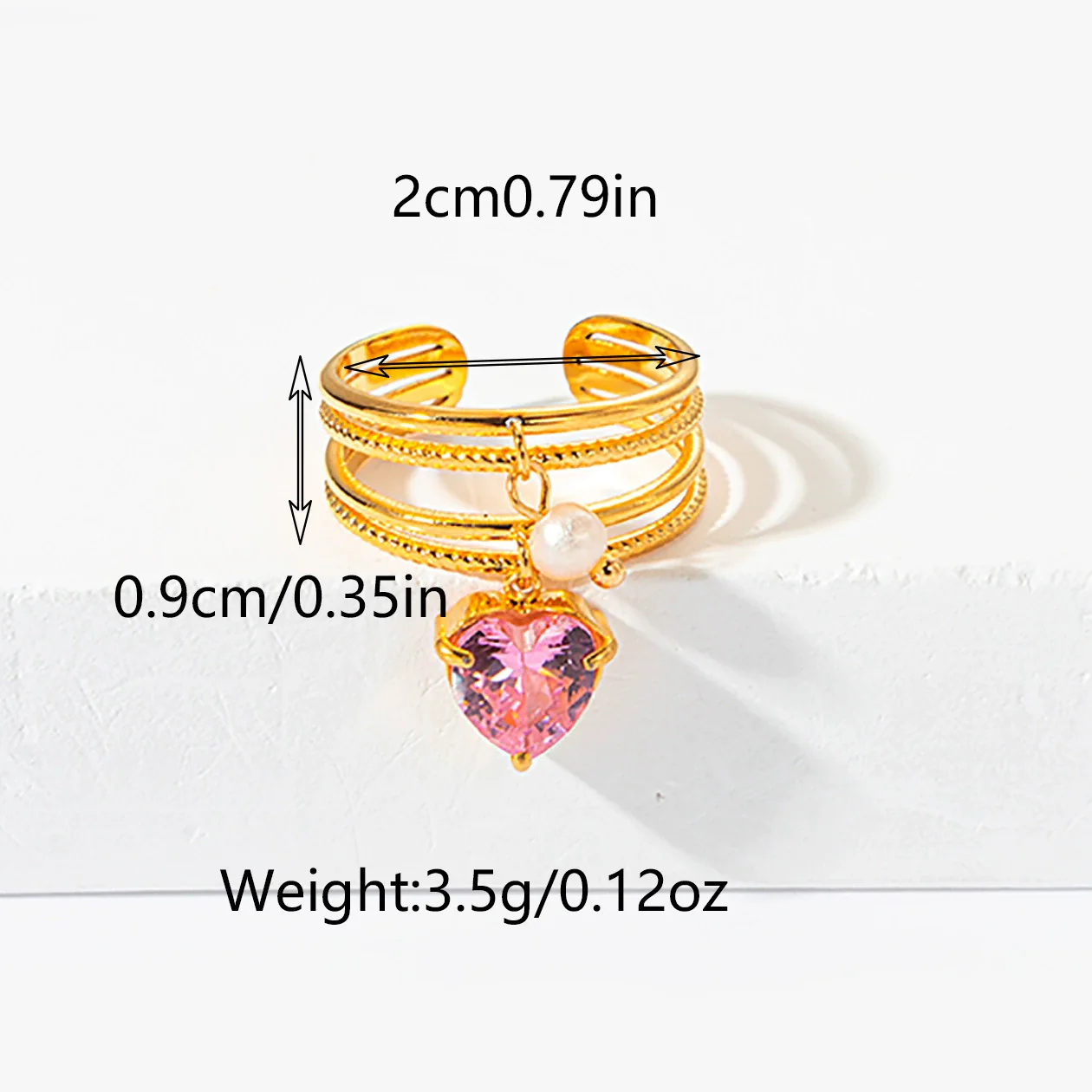 Wholesale Stainless Steel Heart Shaped Personality Devil's Eye Opening Ring Jewelry With Electroplating - Image 6