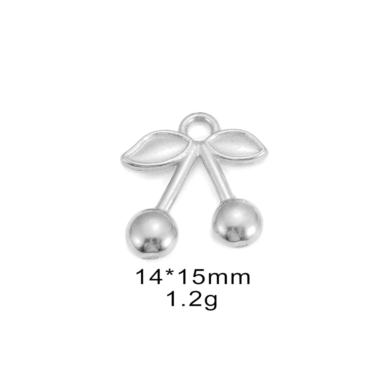 Wholesale Stainless Steel Jewelry Pendant With Sunflower Cherry Maple Leaf Lucky Grass Shapes And Electroplating Treatment - Image 10