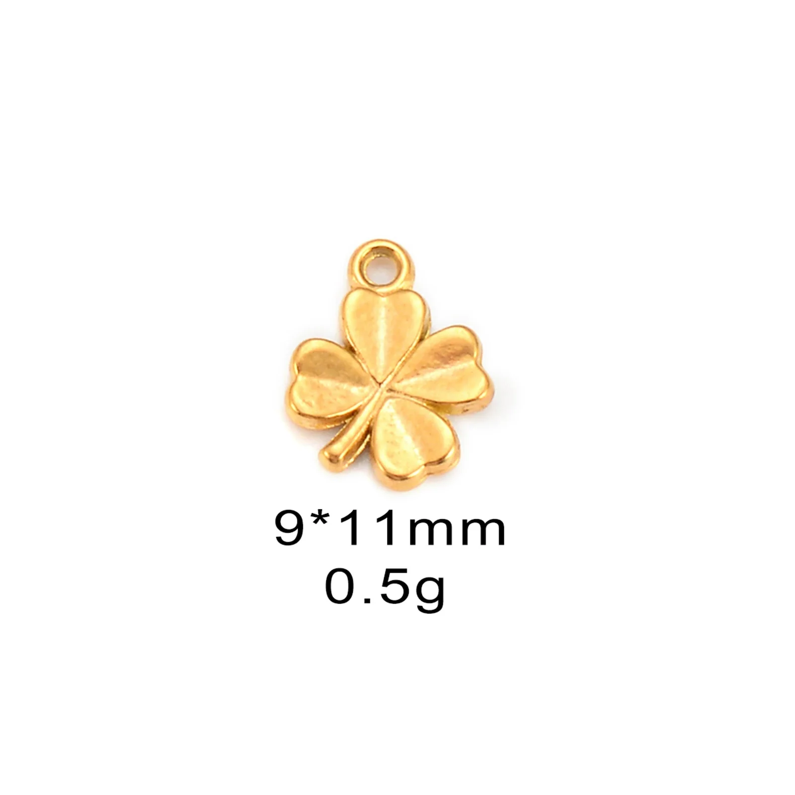 Wholesale Stainless Steel Jewelry Pendant With Sunflower Cherry Maple Leaf Lucky Grass Shapes And Electroplating Treatment - Image 9