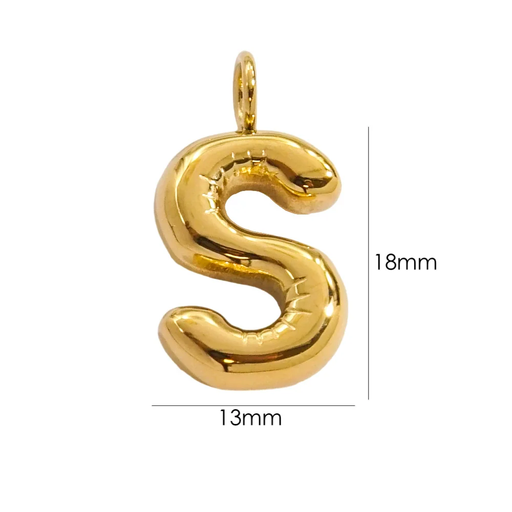 Wholesale Stainless Steel Letter Handmade Pendant With 14K Gold Expansion And Electroplating Treatment - Image 23