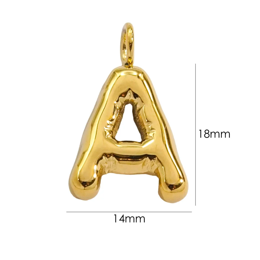 Wholesale Stainless Steel Letter Handmade Pendant With 14K Gold Expansion And Electroplating Treatment - Image 5