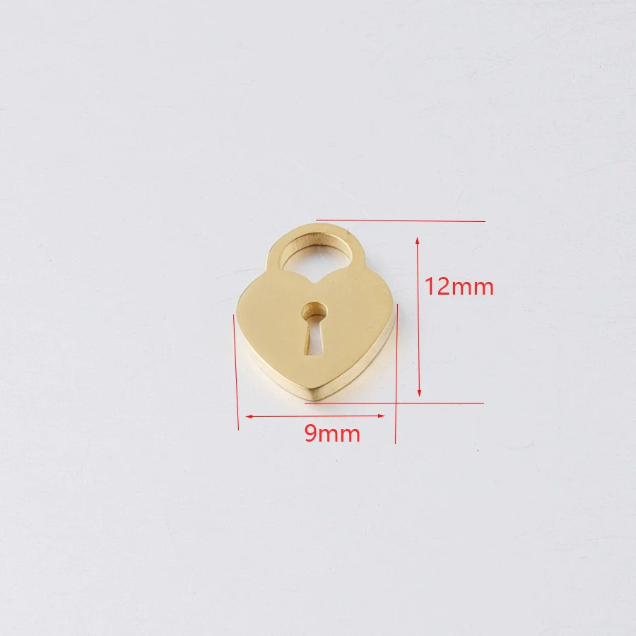 Wholesale Stainless Steel Mirror Finish Polishing Hollow Love Key Peach Heart Concentric Lock Lovers Necklace Pendant Jewelry Accessories - Image 4