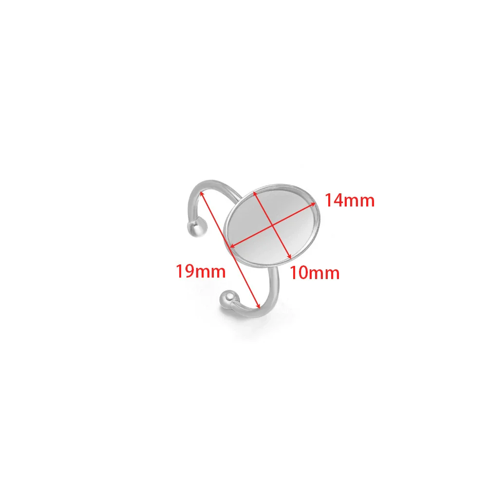 Wholesale Stainless Steel Natural Style U Shape Ring Bottom Holder With Electroplating - Image 18