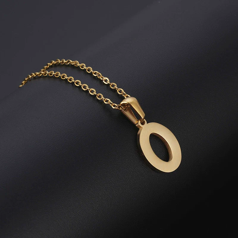 Wholesale 316L Stainless Steel Necklace With Letters Numbers Text Pattern And Cross Chain For Couple - Image 14