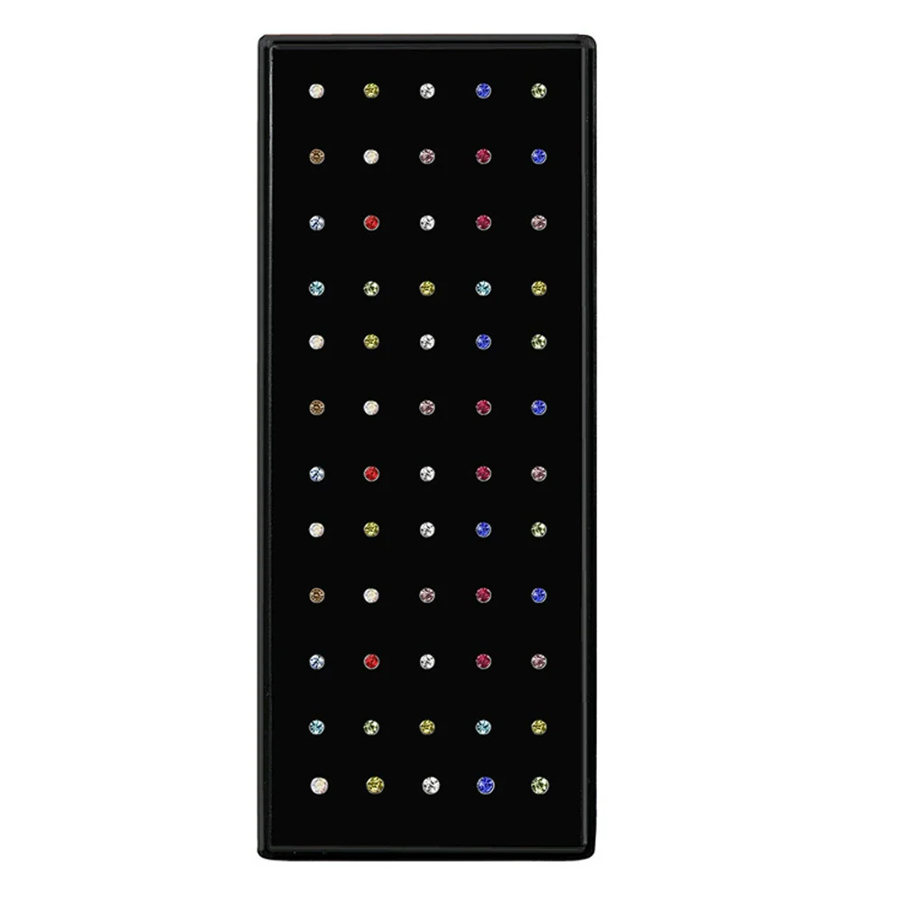 Wholesale Stainless Steel Nose Studs And Nose Rings Diamond Encrusted Round Piercing Jewelry - Image 7