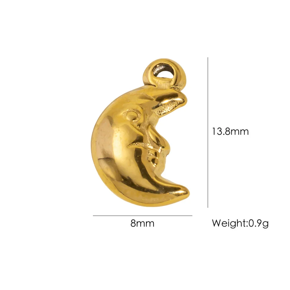 Wholesale Stainless Steel Pendant With Oil Dripping Coconut Tree Pattern Electroplated For Necklace And Bracelet - Image 20