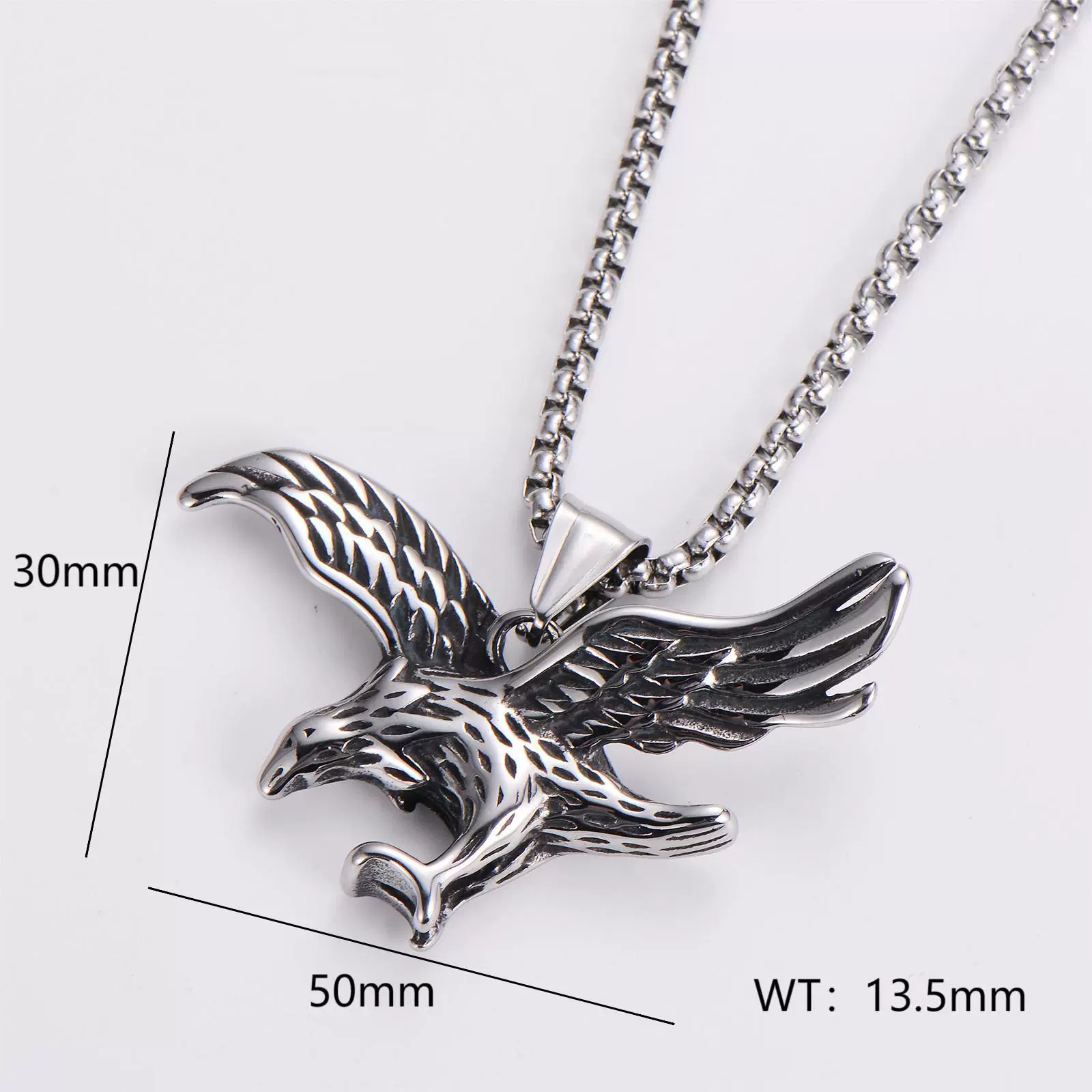 Wholesale Stainless Steel Ship Anchor Cross Truck Pendant Necklace For Men With Geometric Style And Polishing Process - Image 10