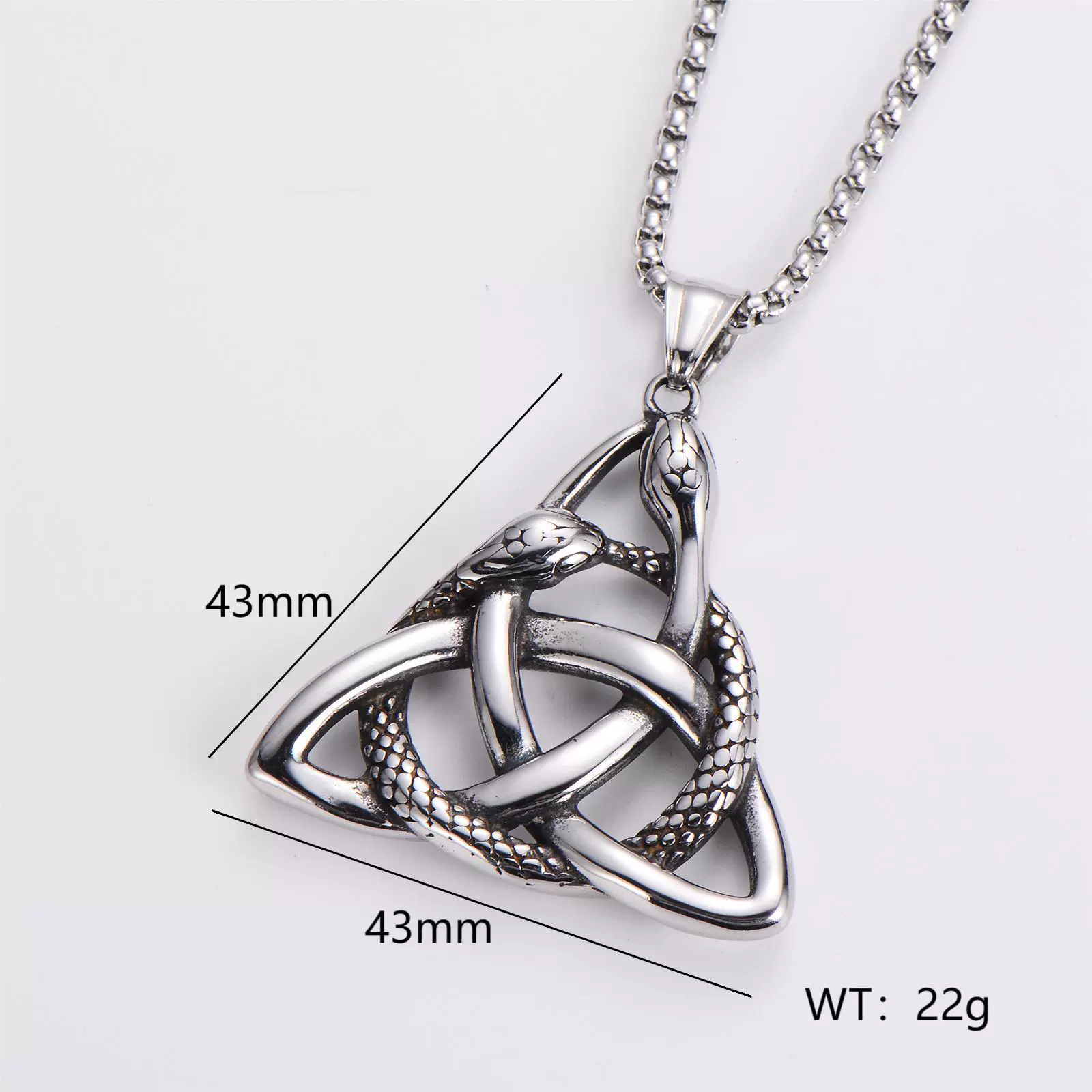 Wholesale Stainless Steel Ship Anchor Cross Truck Pendant Necklace For Men With Geometric Style And Polishing Process - Image 7