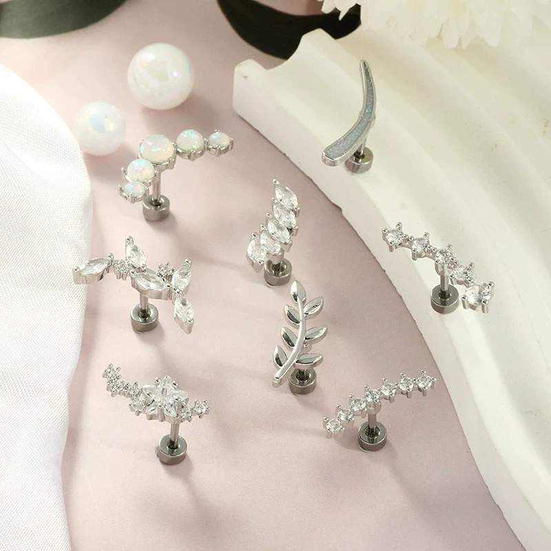 Wholesale Stainless Steel Star Shape Ear Nail Piercing Jewelry - Image 4