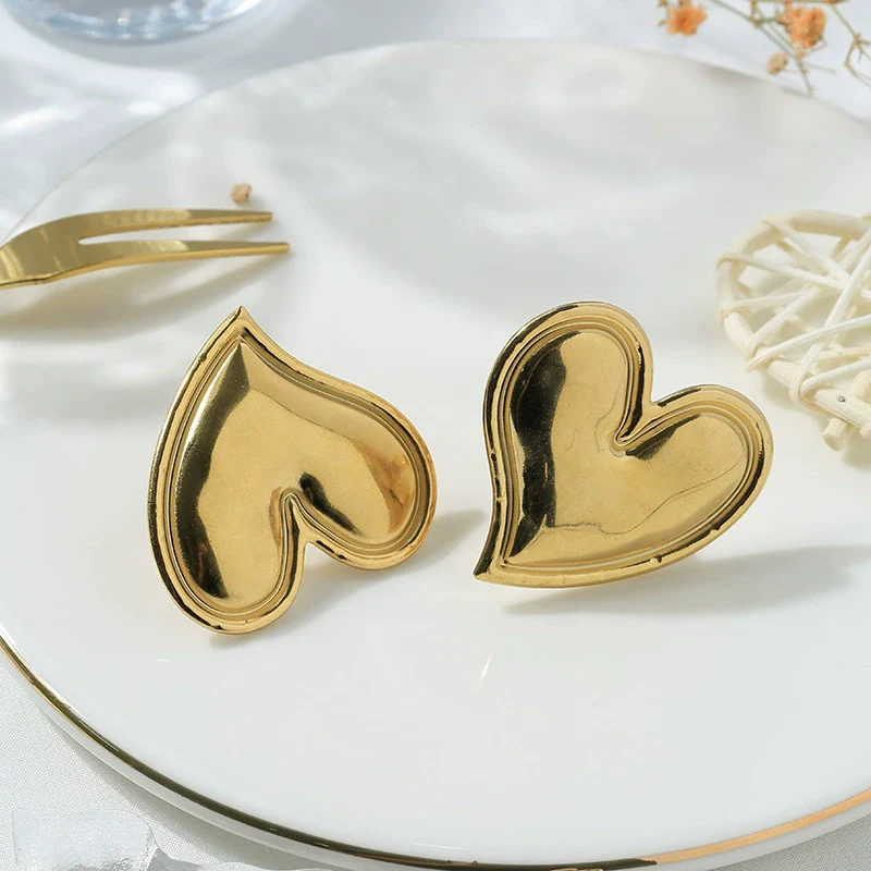 Wholesale Stainless Steel Sweet Heart Shape Ring With Electroplating - Image 2