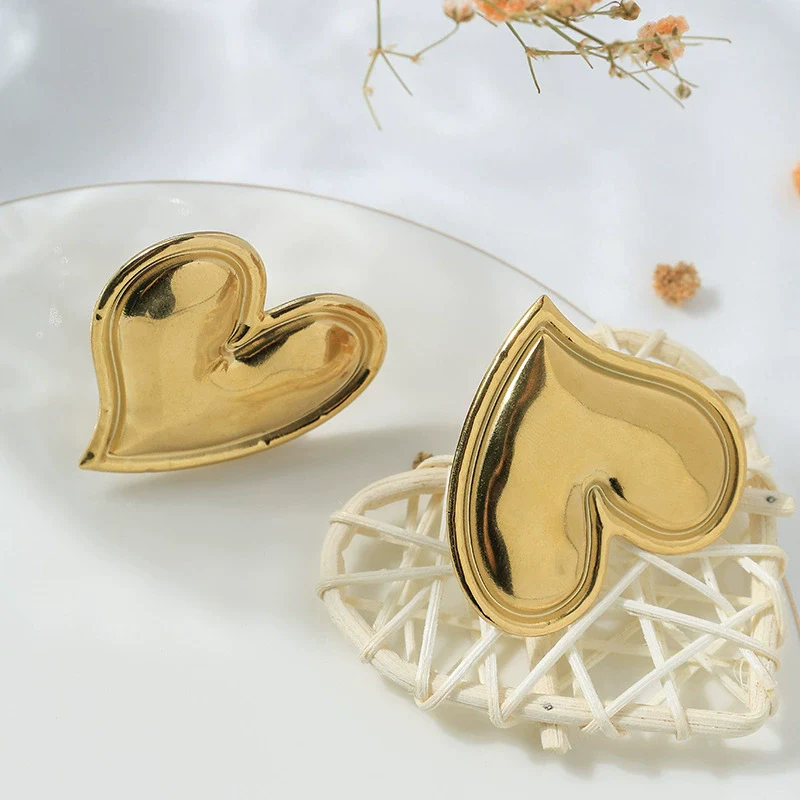 Wholesale Stainless Steel Sweet Heart Shape Ring With Electroplating - Image 3