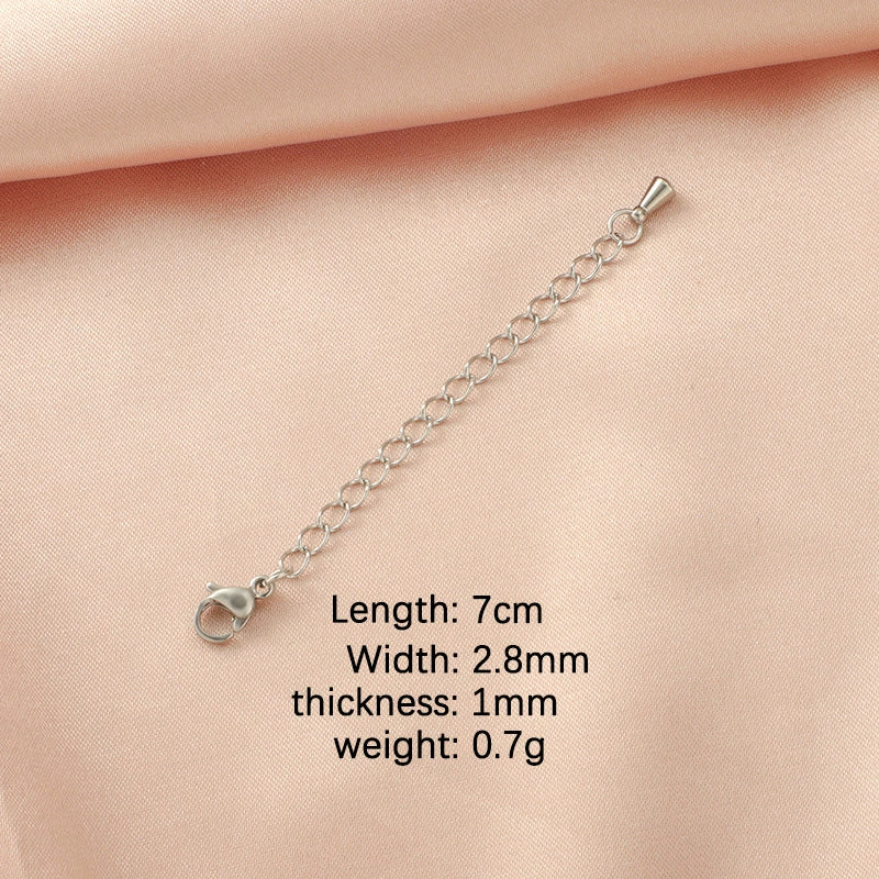 Wholesale Stainless Steel Tail Chain Jewelry Accessories With Doubleheaded Lobster Buckle And Electroplating Process - Image 6