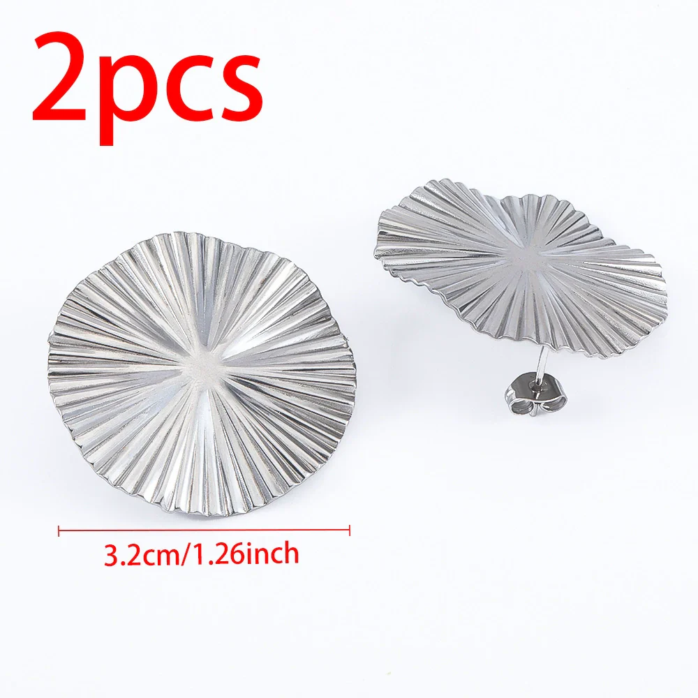 Wholesale Stainless Steel Titanium Steel Earrings With Conch Love Pattern Electroplating For Female Light Luxury Fashion Style - Image 22