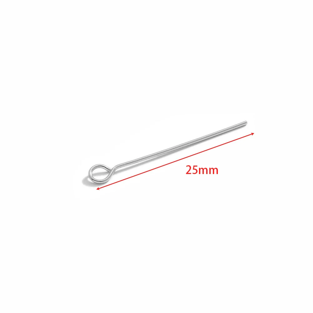 Wholesale Stainless Steel Vacuum Goldplated Simple Geometric Glossy Beaded Needle Earrings Fashion Accessories - Image 12
