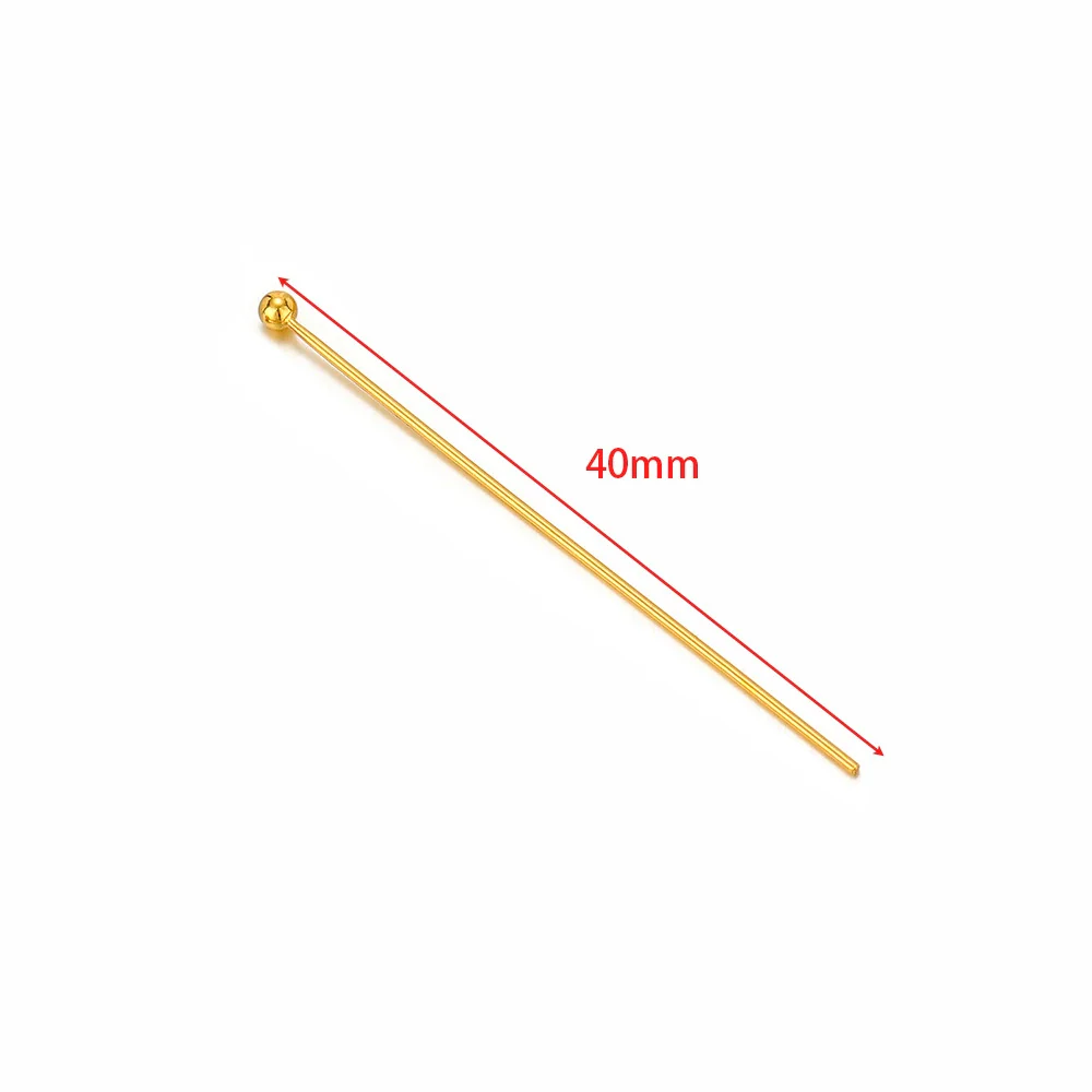 Wholesale Stainless Steel Vacuum Goldplated Simple Geometric Glossy Beaded Needle Earrings Fashion Accessories - Image 26