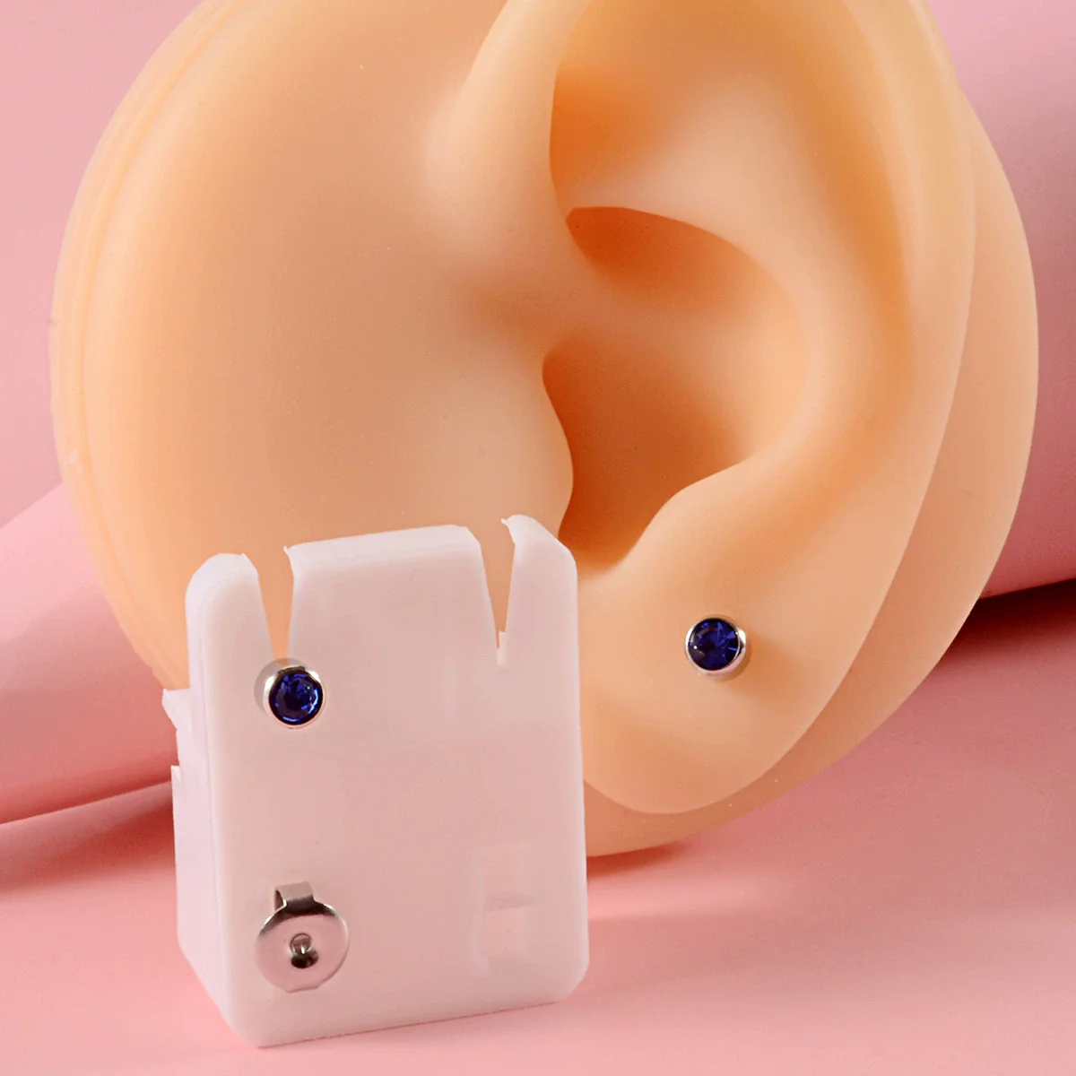 Wholesale Stud Earrings 304 Stainless Steel Geometric Czech Diamond 24K Real Gold Plated Nickelfree Ethylene Oxide Disinfected Unisex - Image 14