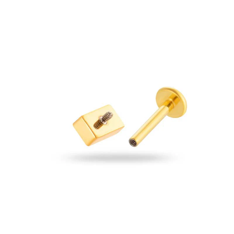 Wholesale Titanium Alloy Geometric Style Electroplated Ear Bone Nail Puncture Jewelry - Image 5