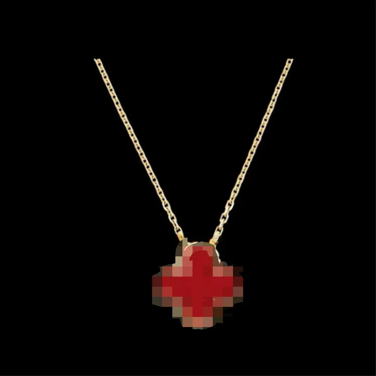 Wholesale Titanium Steel Alloy Colorful Acrylic Flower Geometric Clavicle Chain Necklace With Electroplating Highend Style For Women - Image 7