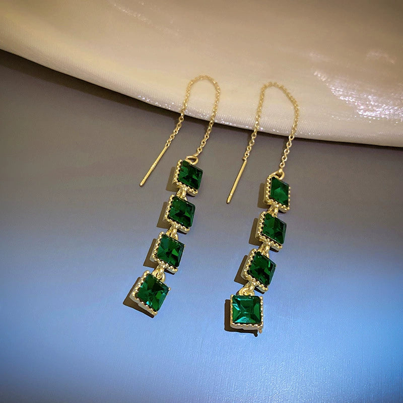 Wholesale Titanium Steel Geometric Earrings Elegant Simple High Grade Electroplated - Image 16