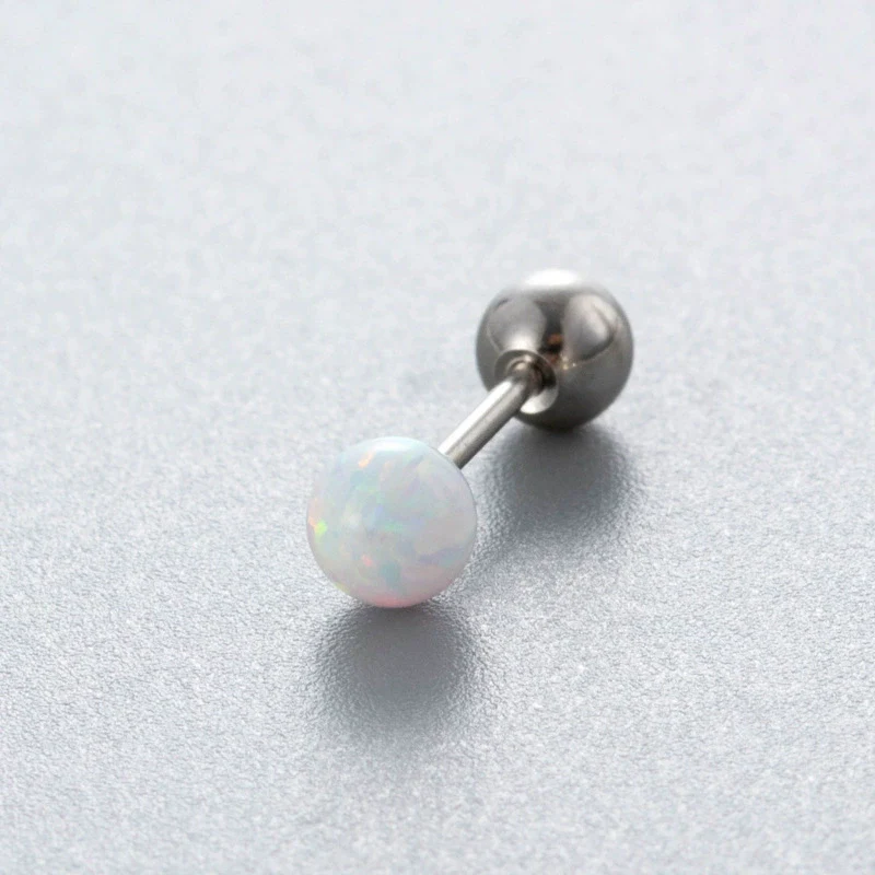 Wholesale Titanium Steel Geometric Style Earrings With Gems - Image 3