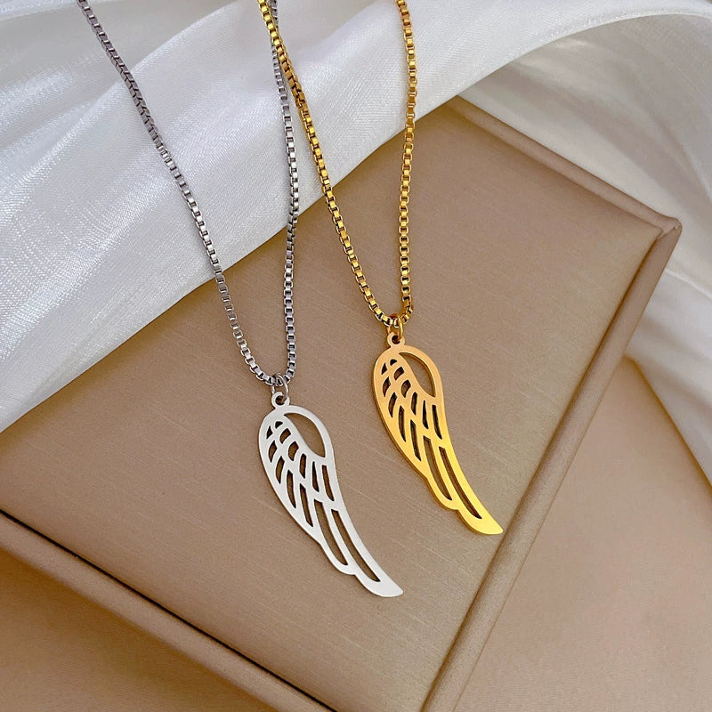 Wholesale Titanium Steel Geometric Style Electroplated Necklace Unisex - Image 4