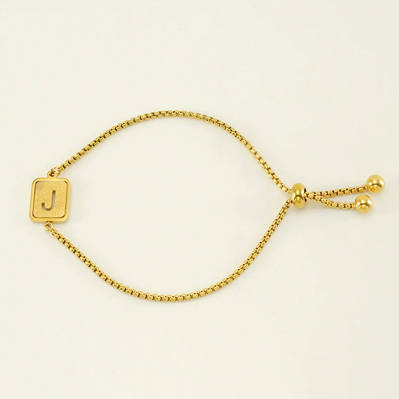 Wholesale 316L Stainless Steel Letter Bracelet For Women With Polishing Treatment - Image 15