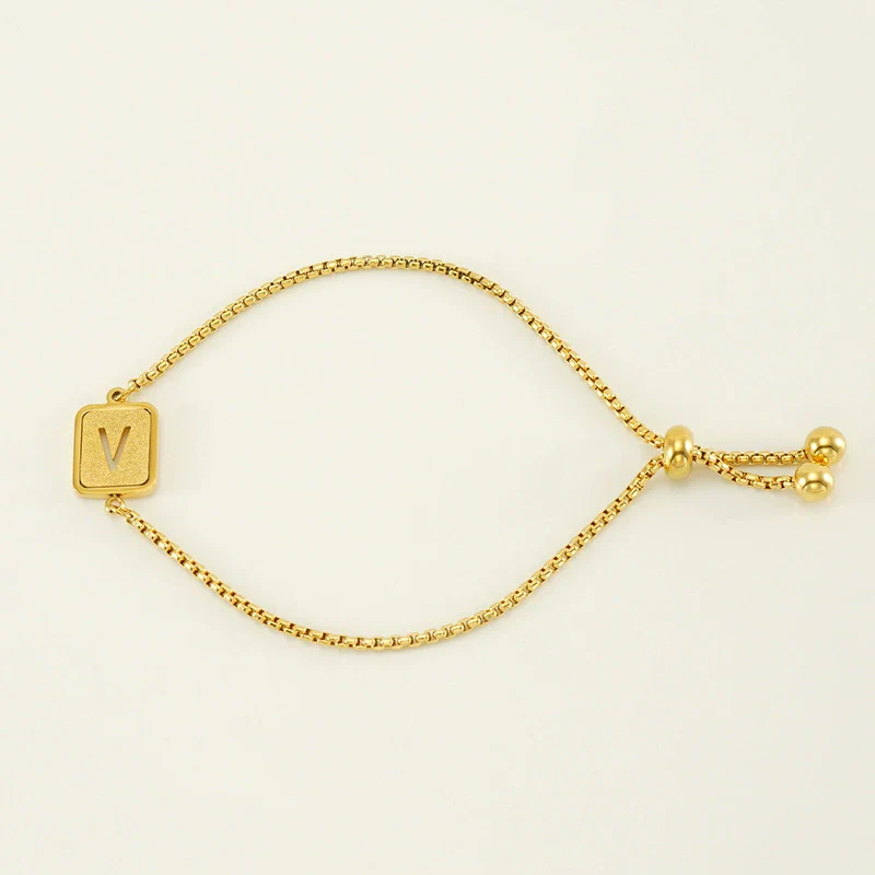 Wholesale 316L Stainless Steel Letter Bracelet For Women With Polishing Treatment - Image 27