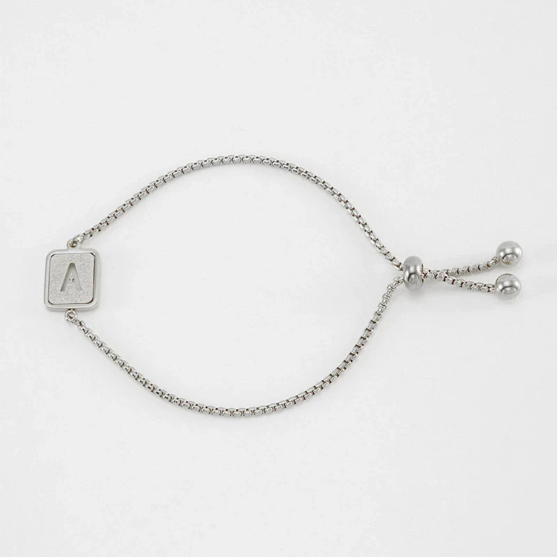 Wholesale 316L Stainless Steel Letter Bracelet For Women With Polishing Treatment - Image 32