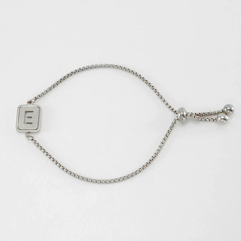 Wholesale 316L Stainless Steel Letter Bracelet For Women With Polishing Treatment - Image 36