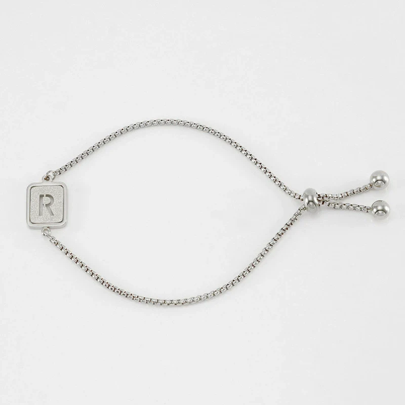 Wholesale 316L Stainless Steel Letter Bracelet For Women With Polishing Treatment - Image 49