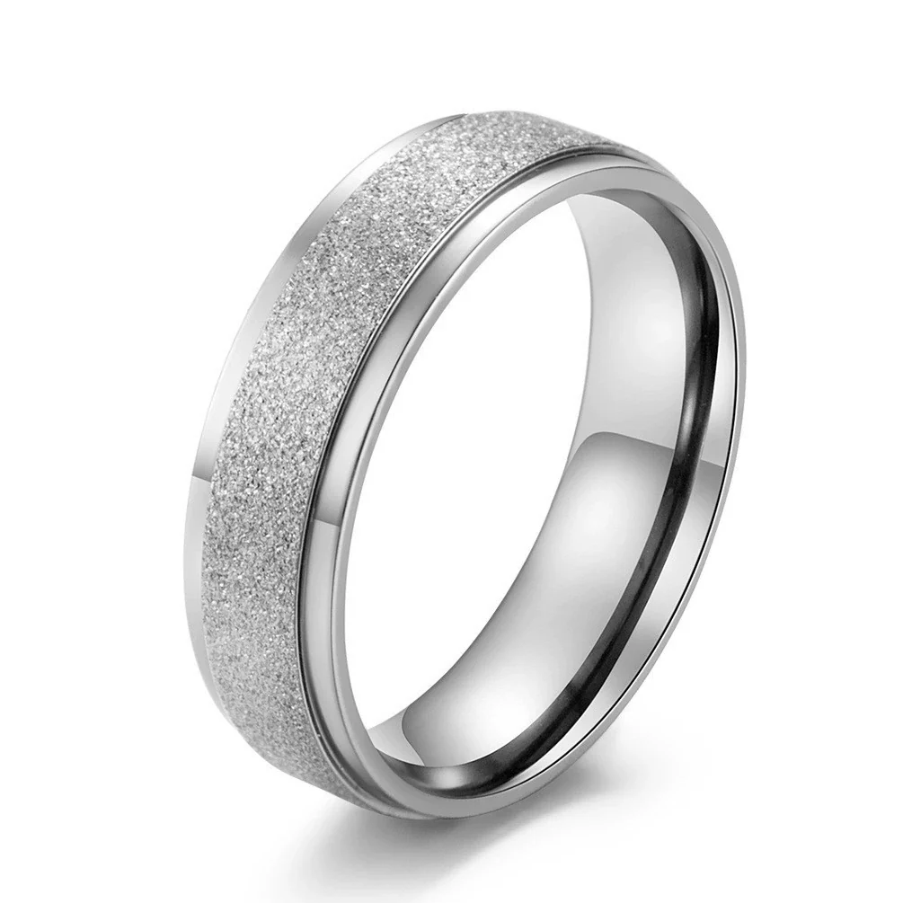 Wholesale Titanium Steel Ring With Geometric Pattern For Jewelry Lovers Polished - Image 5