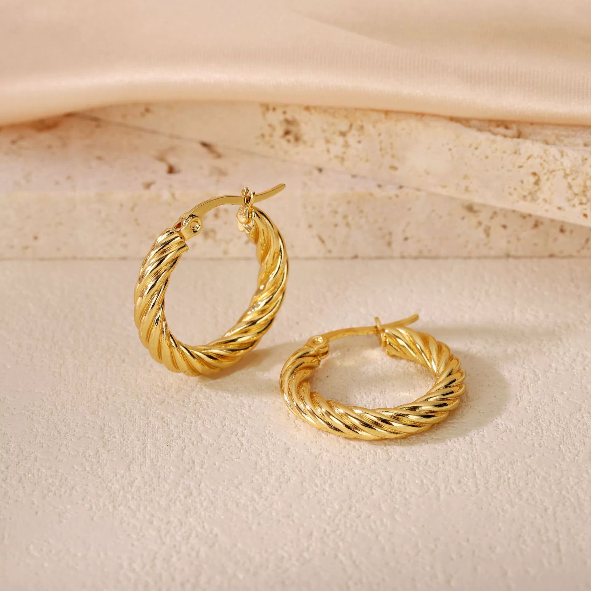 Wholesale Titanium Steel Women's Geometric Earrings Fashion Elegant Stereo Highend Polish Style - Image 16