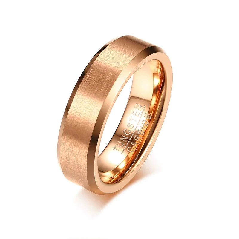 Wholesale Tungsten Steel Men's Ring Geometric Style - Image 8