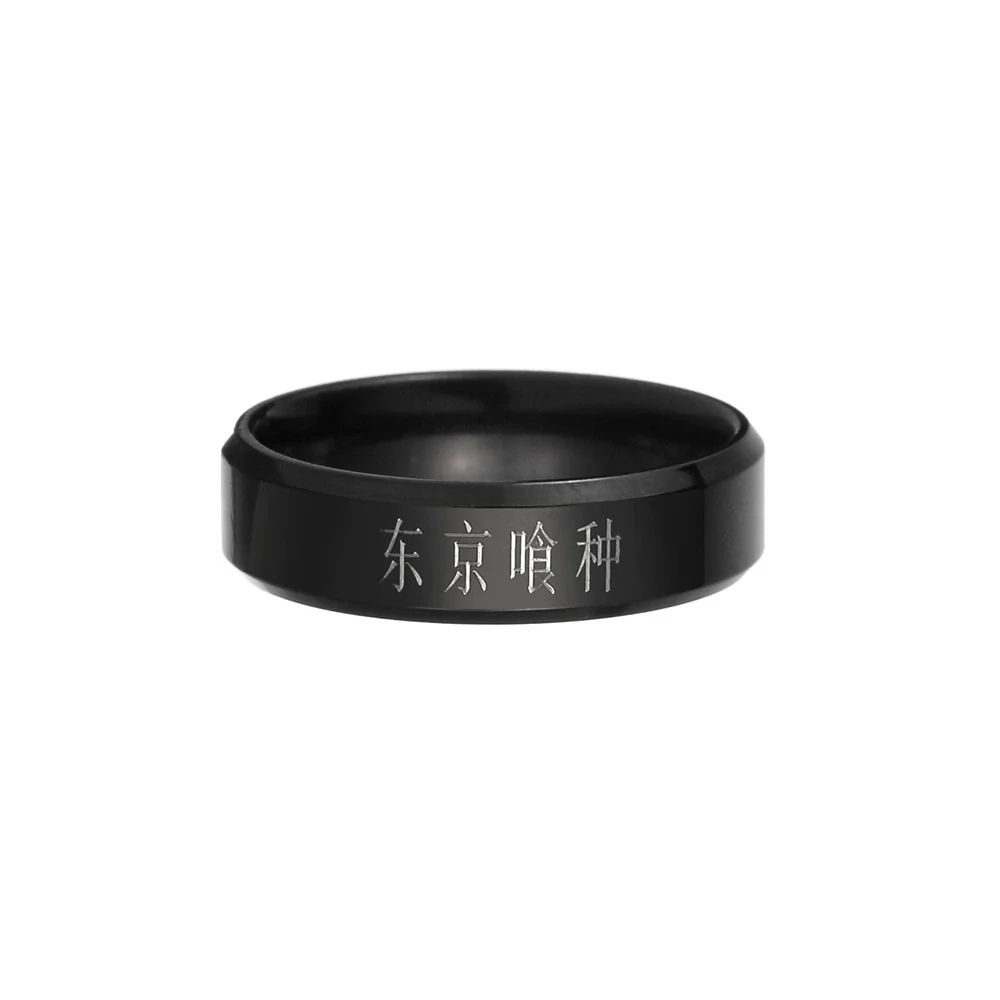 Wholesale Twodimensional Stainless Steel Ring With Letters Numbers Text Pattern And Polishing Treatment - Image 6