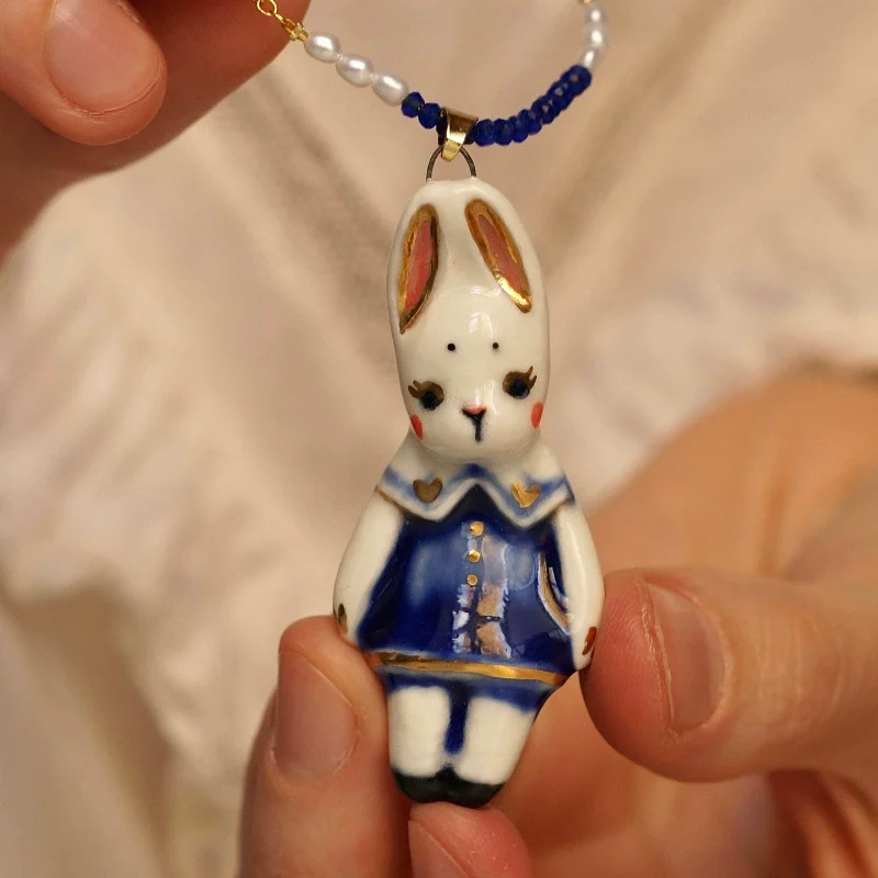 Wholesale Unisex Cartoon Animal And Heart Shaped Copper Electroplated Necklace - Image 14